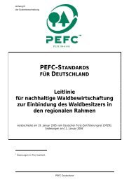 PEFC Standards