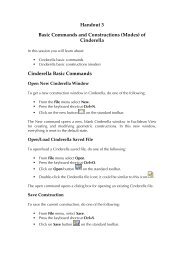 Handout 3 Basic Commands and Constructions (Modes ... - Cinderella