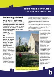 Corfe Castle Case Study