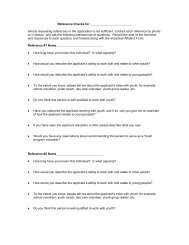 Sample Interview Questions