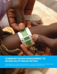 Community-Based Management of Severe Acute Malnutrition - Unicef
