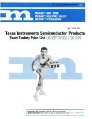 Texas Instruments Semiconductor Products Exact Factory ... - Bitsavers