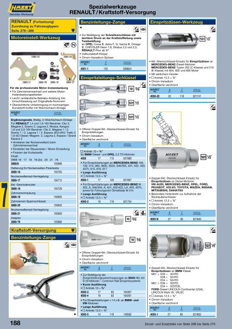 HAZET Radlagergehäuse Spreizer für VAG-Modelle (4912-1)