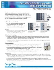 ScriptPro Robotic Upgrades and Improvements