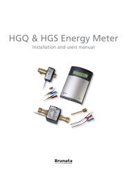 HGQ & HGS Energy Meter - Brunata