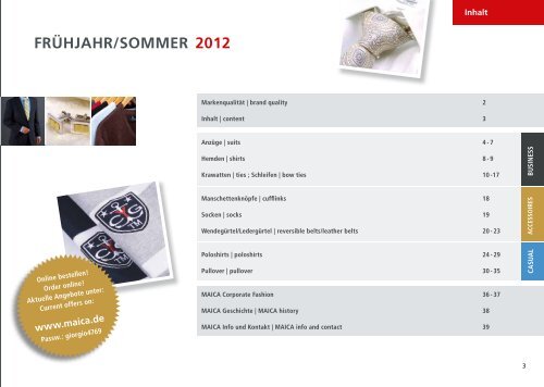 FrÃ¼hjahr / Sommer 2012 - Maica