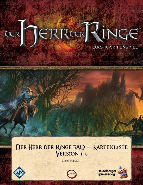 Der Herr der Ringe FAQ + Kartenliste - Heidelberger Spieleverlag