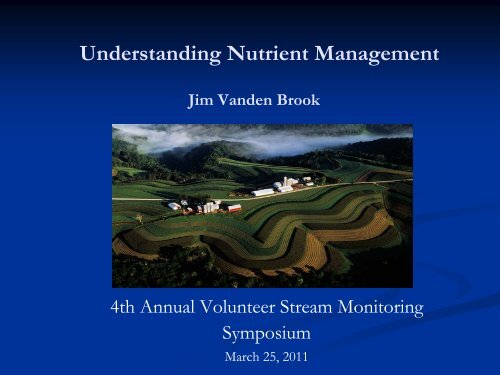 Understanding Nutrient Management Plans