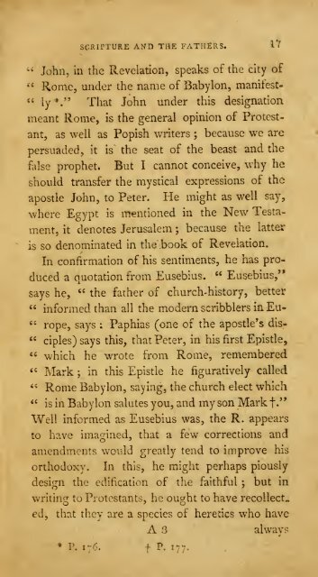 Popery condemned by scripture and the fathers - End Time Deception