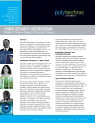 POLY_WEST_CyberSec_Fact Sheet - Polytechnic University