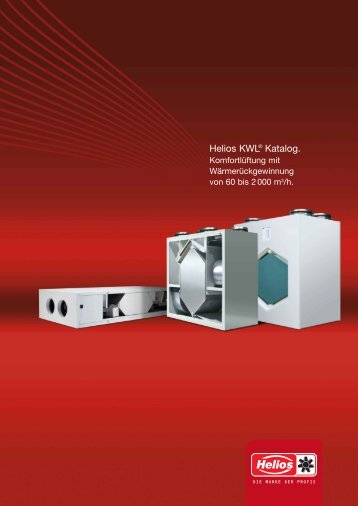 Helios KWL Katalog - Helios Ventilatoren GmbH + Co KG