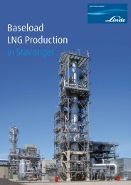 Baseload LNG Production in Stavanger - Linde Engineering