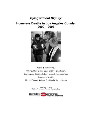 Dying Without Dignity - National Coalition for the Homeless
