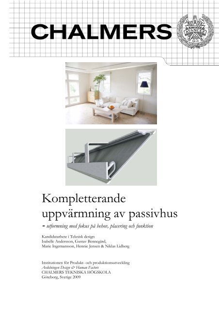 Rapport - Teknisk Design