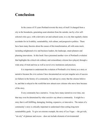 Conclusion - Steven Reed Johnson