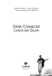 PARA CONHECER CHICA DA HICA DA SILVA - Unirio