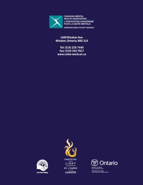 Annual Report 2003-2004.pdf - Canadian Mental Health Association