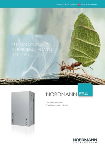 Catálogo Humidificador Nordmann ES4 - Tecna