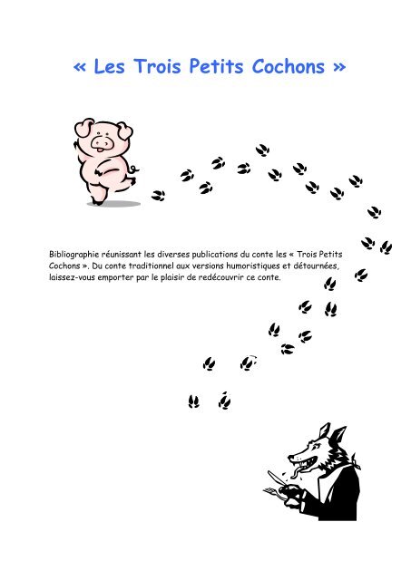 Les trois petits cochons by Olivier Tallec