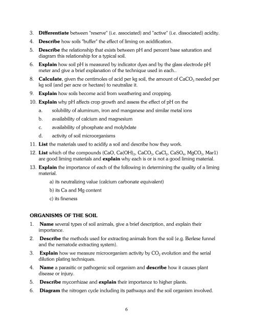 Indiana Registry of Soil Scientists Performance Objectives for the ...