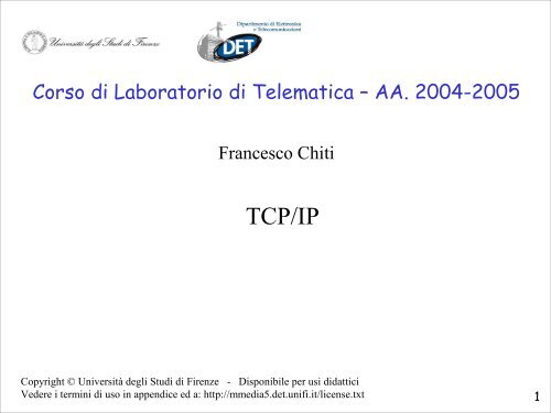 TCP/IP - lenst - UniFi