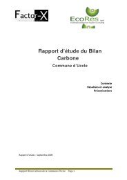 Le Bilan Carbone de l'administration et du territoire d'Uccle ( PDF)