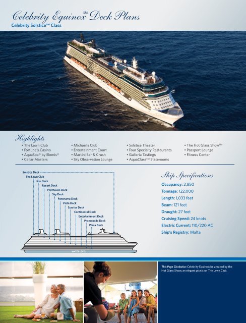 Celebrity Equinoxsmdeck Plans Maduro Travel Aruba Maduro