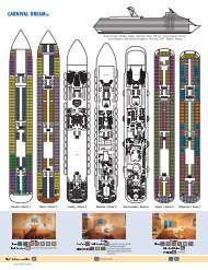 Deck Plans - Maduro Travel Aruba Maduro Travel Aruba