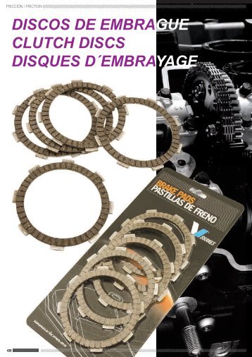 DISCOS DE EMBRAGUE CLUTCH DISCS DISQUES DÂ´EMBRAYAGE