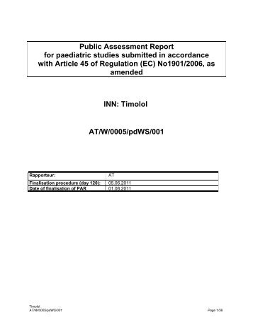 1-03-d AT 839- Public Assessment Report- Timolol