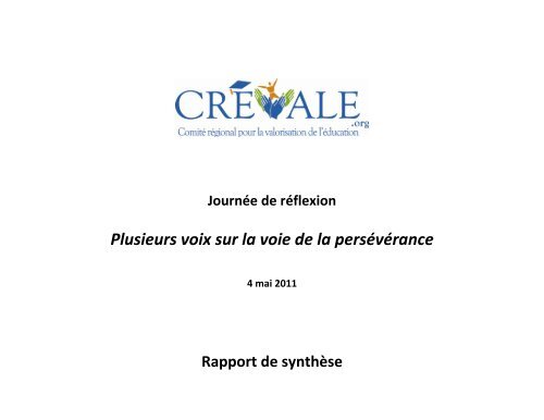 fait partie du bilan de la journÃ©e annuelle de - CREVALE