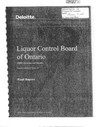 LCBO 2005 Operational Review - Deloitte & Touche LLP (PDF 5MB)