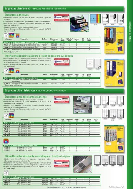 Pochette de 600 /étiquettes autocollantes pour cartouche num/érique Personnalisables et imprimables Format 72 x 21,15 mm Impression laser, AVERY L7665-25