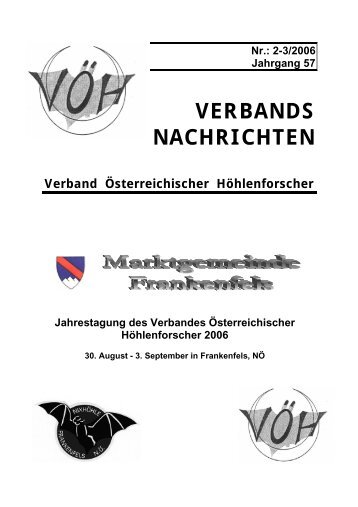 Stand 2006 - Verband Österreichischer Höhlenforscher