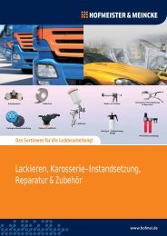 Lackieren, Karosserie-Instandsetzung ... - Hofmeister & Meincke