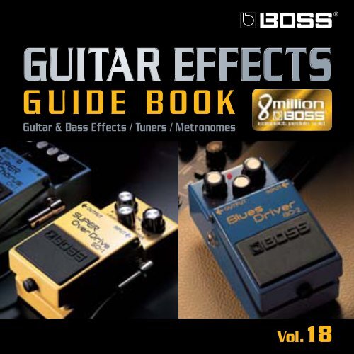 BOSS Guitar Effects Guide Book Vol.18 - Roland