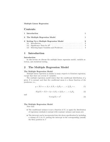 Multiple Regression Handout Version - Statpower