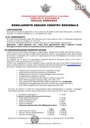Regolamento Enduro Country - FMI Emilia Romagna