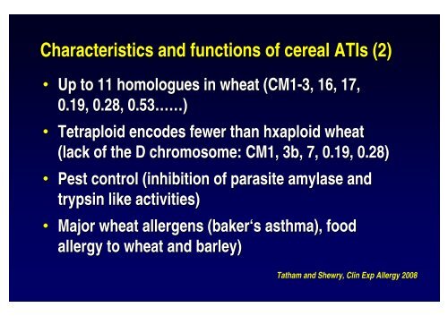 Wheat Amylase Trypsin Inhibitors as Divers of Innate Immunity in ...