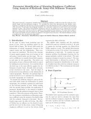 Parameter Identification of Manning Roughness Coefficient Using ...