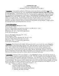 CHEMISTRY 1305 UTEP FALL SEMESTER 2005 ... - Faculty.utep.edu