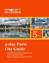 5-day Paris City Guide - Prompt Guides