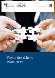 Duales Studium - Kompetenzzentrum FachkrÃ¤ftesicherung