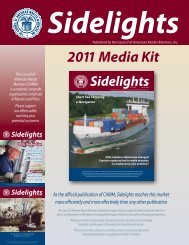 Sidelights - Council of American Master Mariners