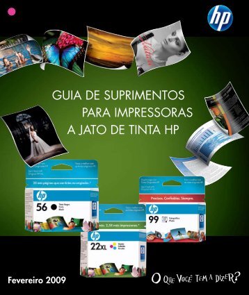 guia de suprimentos para impressoras a jato de ... - Hewlett Packard