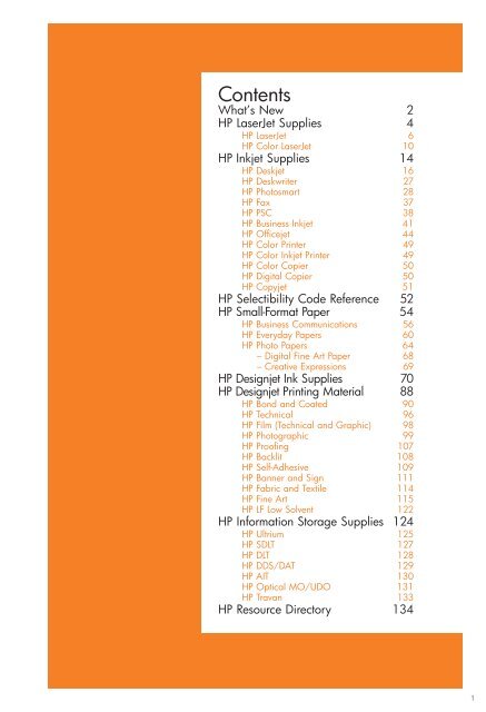 HP Supplies Compatibility Guide