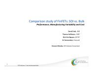 Comparison study of FinFETs: SOI vs. Bulk - SOI Industry Consortium