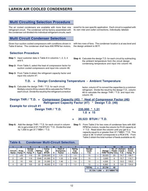 Larkin RC Air Cooled Condenser Manual June ... - Schneider Electric