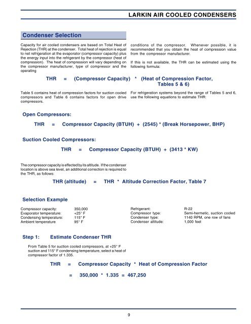 Larkin RC Air Cooled Condenser Manual June ... - Schneider Electric