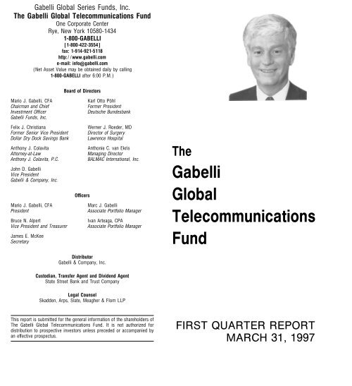 The Gabelli Global Telecommunications Fund